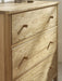 Camilla 3 Drawer Chest - Oak - Luminex FurnitureChest of drawersCOX303