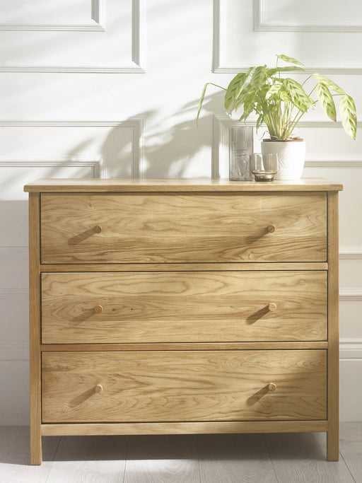 Camilla 3 Drawer Chest - Oak - Luminex FurnitureChest of drawersCOX303