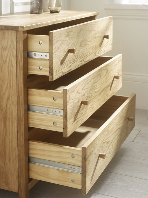 Camilla 3 Drawer Chest - Oak - Luminex FurnitureChest of drawersCOX303