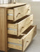 Camilla 3 Drawer Chest - Oak - Luminex FurnitureChest of drawersCOX303
