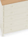 Camilla 5 Drawer Wide Chest - Ivory and Oak - Luminex FurnitureChest of drawersCOX404