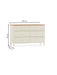 Camilla 6 Drawer Chest - Ivory and Oak - Luminex FurnitureChest of drawersCOX405
