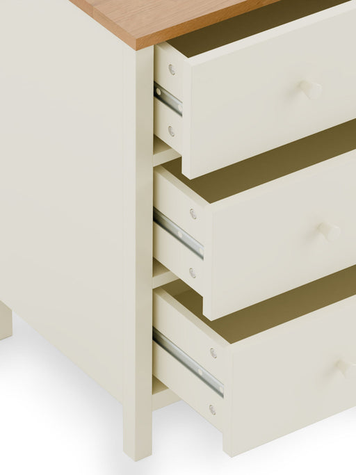 Camilla 6 Drawer Chest - Ivory and Oak - Luminex FurnitureChest of drawersCOX405