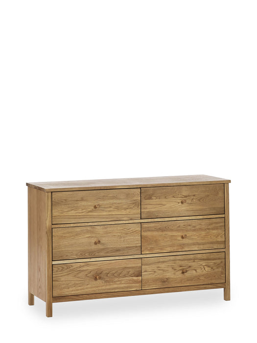 Camilla 6 Drawer Chest - Oak - Luminex FurnitureChest of drawersCOX305
