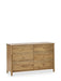 Camilla 6 Drawer Chest - Oak - Luminex FurnitureChest of drawersCOX305