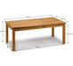 Camilla Coffee Table – Oak or Ivory Finish - Luminex FurnitureCoffee TableCOX005