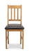 Camilla Oak Dining Chairs – Set of 2 - Luminex FurnitureChairsCOX010