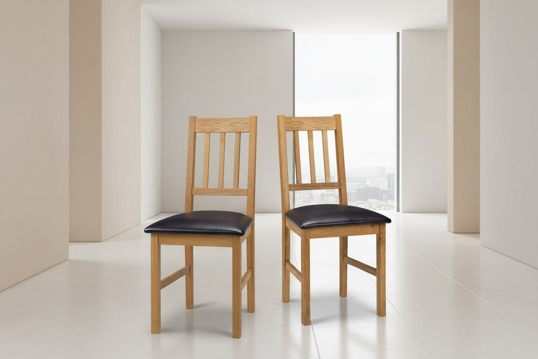 Camilla Oak Dining Chairs – Set of 2 - Luminex FurnitureChairsCOX010