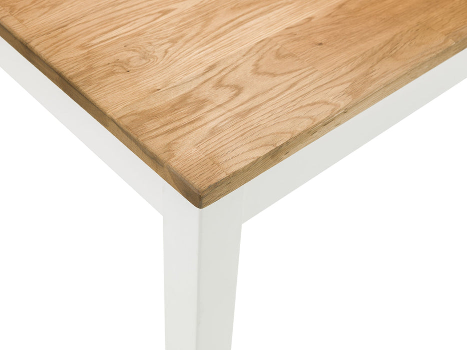 Camilla Rectangular Dining Table - Ivory & Oak - Luminex FurnitureDining TableCOX101