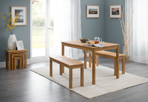 Camilla Solid Oak Bench - Luminex FurnitureBench SeatCOX104