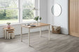 Camilla Square Dining Table - Ivory & Oak - Luminex FurnitureDining TableCOX103