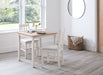 Camilla Square Dining Table - Ivory & Oak - Luminex FurnitureDining TableCOX103