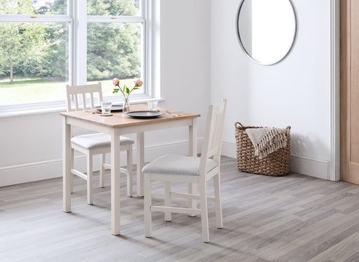 Camilla Square Dining Table - Ivory & Oak - Luminex FurnitureDining TableCOX103