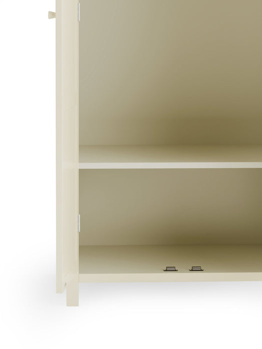Camilla Wardrobe - Ivory and Oak - Luminex FurnitureWardrobeCOX406