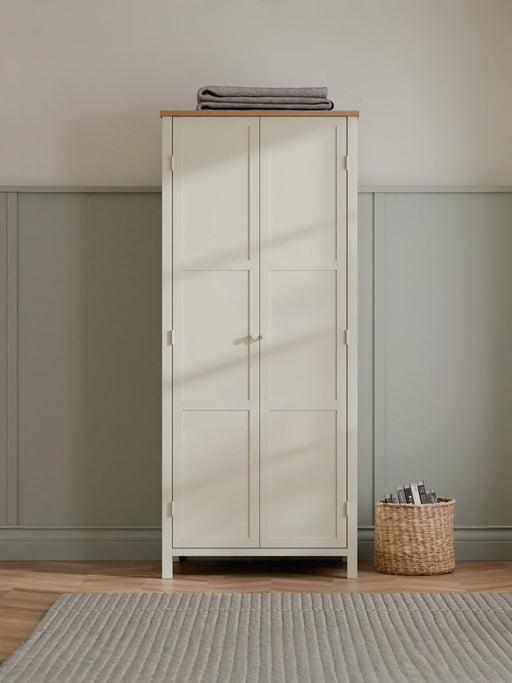 Camilla Wardrobe - Ivory and Oak - Luminex FurnitureWardrobeCOX406