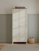Camilla Wardrobe - Ivory and Oak - Luminex FurnitureWardrobeCOX406