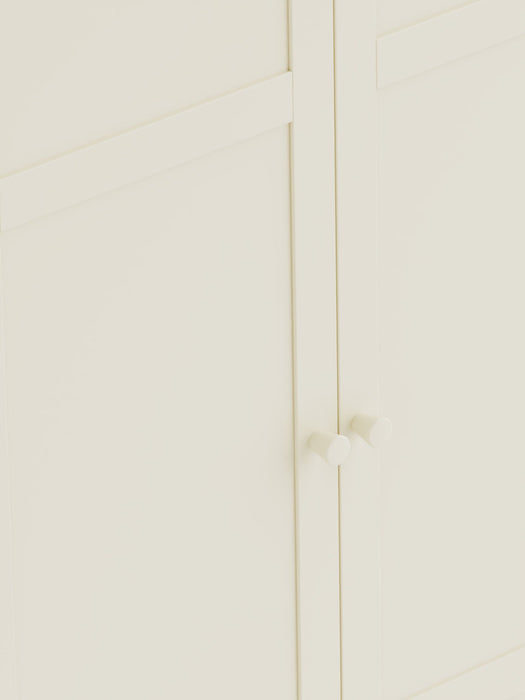 Camilla Wardrobe - Ivory and Oak - Luminex FurnitureWardrobeCOX406