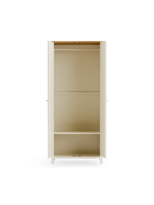 Camilla Wardrobe - Ivory and Oak - Luminex FurnitureWardrobeCOX406