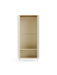 Camilla Wardrobe - Ivory and Oak - Luminex FurnitureWardrobeCOX406