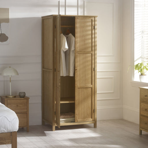 Camilla Wardrobe - Oak - Luminex FurnitureWardrobeCOX306