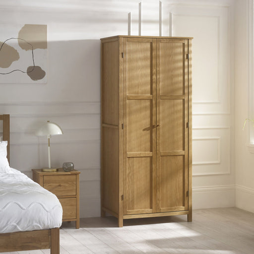 Camilla Wardrobe - Oak - Luminex FurnitureWardrobeCOX306