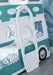 Campervan Bunk Bed – Green & White - Luminex FurnitureBunk BedCAM701