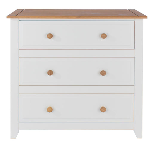Capri 3 Drawer Chest – White - LuminexFurnitureChest of DrawersCP313