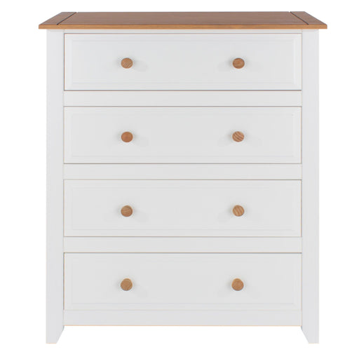 Capri 4 Drawer Chest – White - LuminexFurnitureChest of DrawersCP314