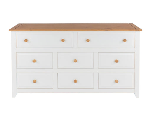 Capri 6+2 Drawer Large Chest – White - LuminexFurnitureChest of DrawersCP362