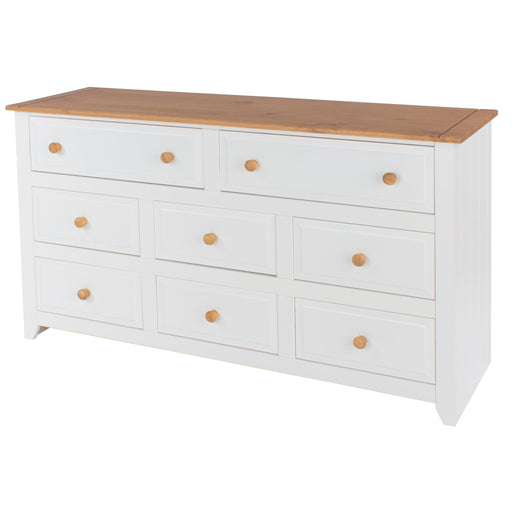 Capri 6+2 Drawer Large Chest – White - LuminexFurnitureChest of DrawersCP362