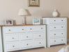 Capri 6+2 Drawer Large Chest – White - LuminexFurnitureChest of DrawersCP362