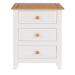 Capri Bedside Table 3 Drawer Cabinet White - LuminexFurnitureBedside TableCP310