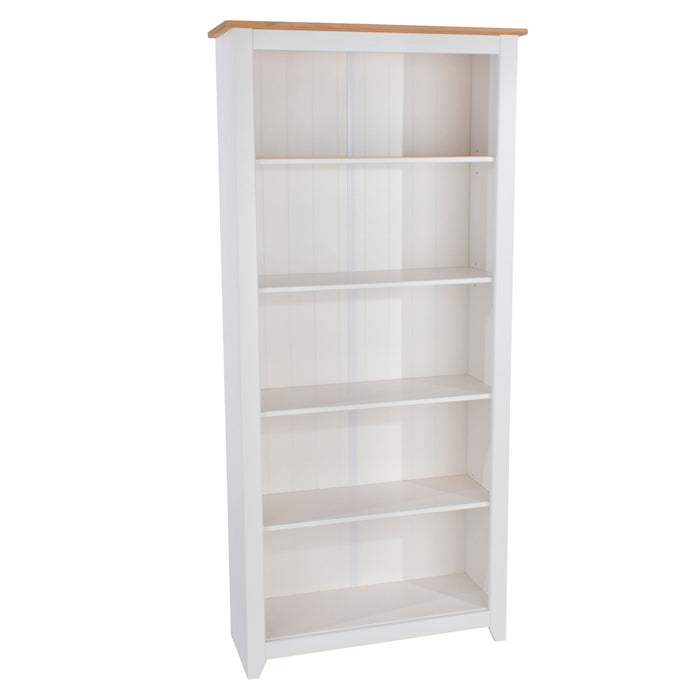 Capri Bookcase White Tall - LuminexFurnitureBookcaseCP713