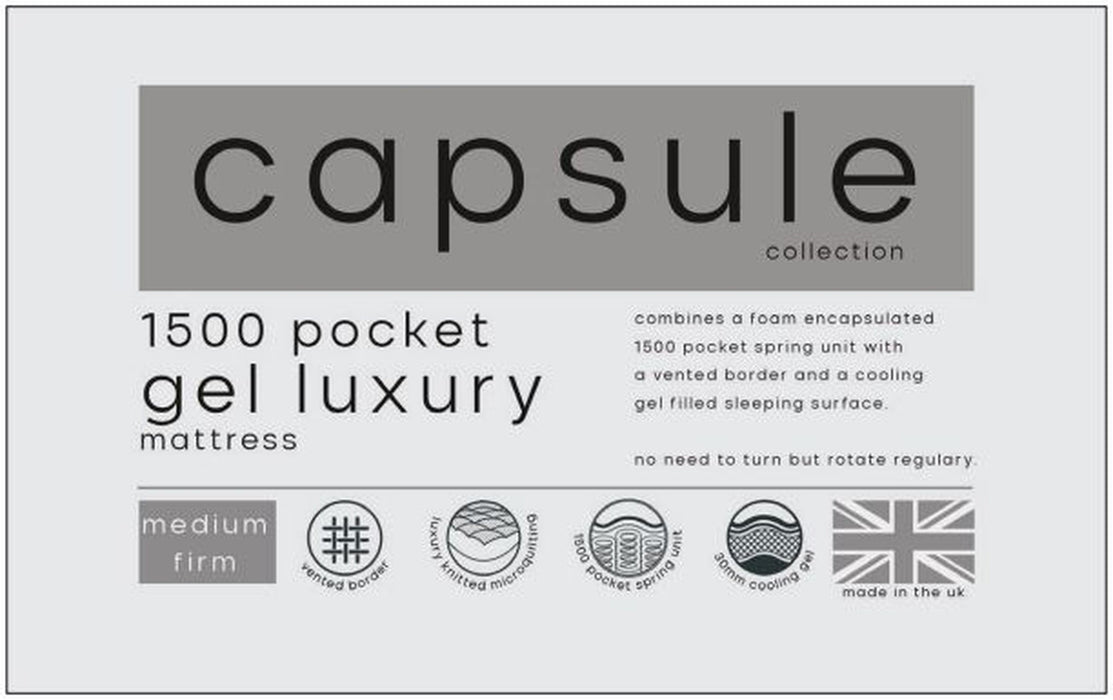 Capsule Gel Luxury Mattress - Luminex FurnitureMattressesMAT066