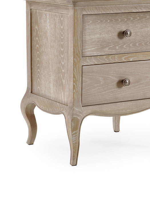 Carla 2 Drawer Curved Bedside Table – French - Inspired - Luminex FurnitureBedside TableCAM401