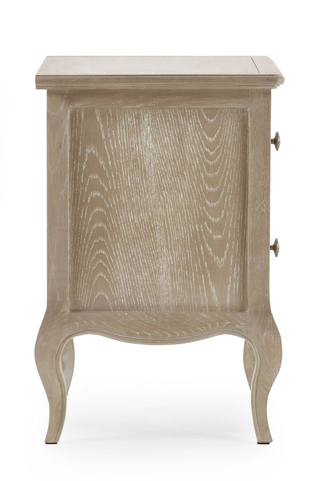 Carla 2 Drawer Curved Bedside Table – French - Inspired - Luminex FurnitureBedside TableCAM401