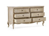 Carla 6 Drawer Wide Chest | Elegant French Bedroom Storage - Luminex FurnitureChest of drawersCAM403