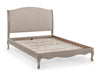 Carla Bed Limed Oak & Oatmeal Linen - Luminex FurnitureFabric BedsCAM301