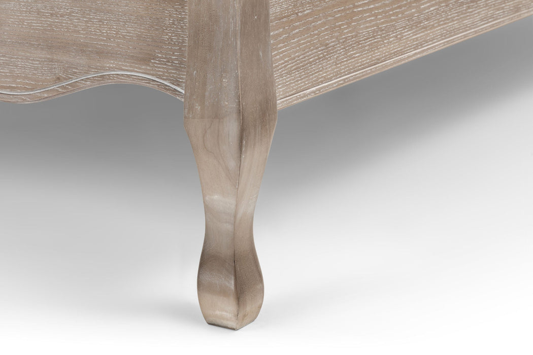 Carla Bed Limed Oak & Oatmeal Linen - Luminex FurnitureFabric BedsCAM301