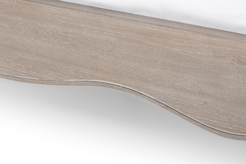 Carla Bed Limed Oak & Oatmeal Linen - Luminex FurnitureFabric BedsCAM301