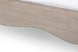 Carla Bed Limed Oak & Oatmeal Linen - Luminex FurnitureFabric BedsCAM301