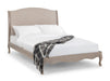 Carla Bed Limed Oak & Oatmeal Linen - Luminex FurnitureFabric BedsCAM301