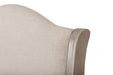 Carla Bed Limed Oak & Oatmeal Linen - Luminex FurnitureFabric BedsCAM301
