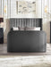 Carmen Side Lift Ottoman TV Bed - Light Grey - Luminex FurnitureFabric BedsCLA001