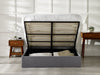 Caroline Ottoman Storage Bed - Grey - Luminex FurnitureFabric BedsMER301