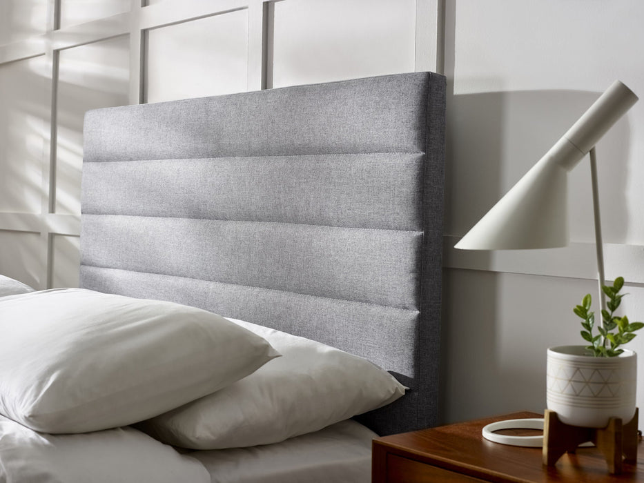 Caroline Ottoman Storage Bed - Grey - Luminex FurnitureFabric BedsMER302
