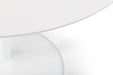 Carter Round Dining Table – White Metal Pedestal Base - Luminex FurnitureDining TableBLA101