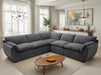 Castellano Grey Large Corner Sofa - Luminex FurnitureSofascamden_grey_2c2