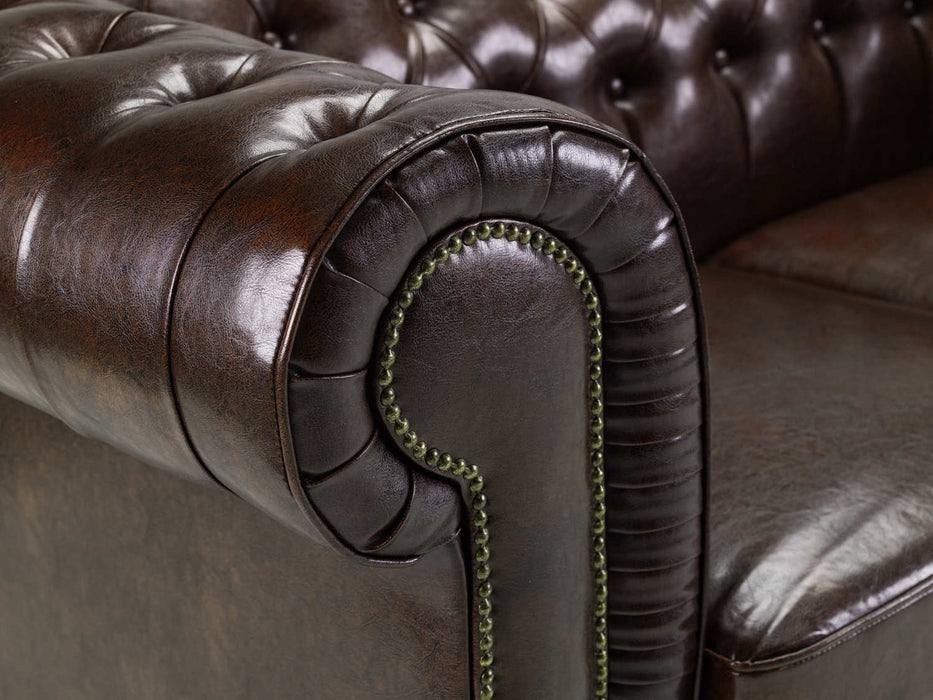 Cavendish Chesterfield Sofa Antique Brown 2 Seater - Luminex FurnitureSofaschesterfield_sofa_antique_brown_2_seater
