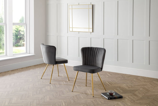 Cedar Velvet Dining Chairs – Set of 2 - Luminex FurnitureChairsCAN203